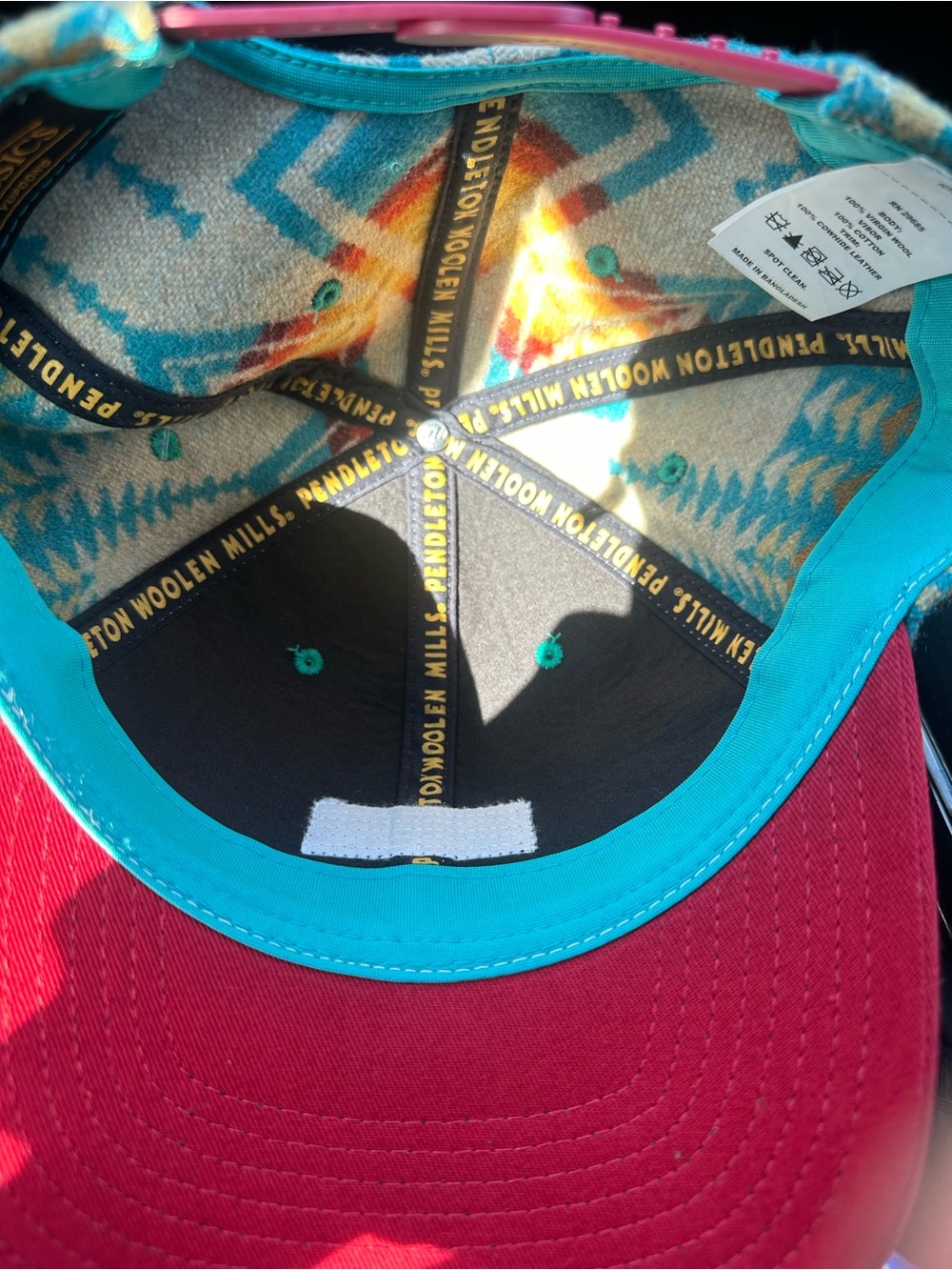 Pendleton Turquoise Harding Wool Hat - Picture 4 of 4